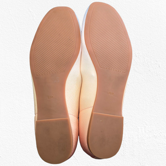 Sanctuary Gradient Knit Ballet Flats Pink Peach Ombre Slip-On Shoes Size 8.5 - Picture 16 of 16